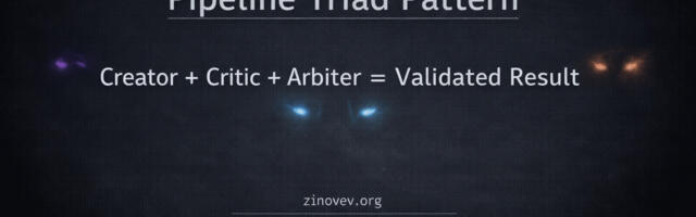 Pipeline Triad Pattern: конвейер AI-агентов вместо команды разработки