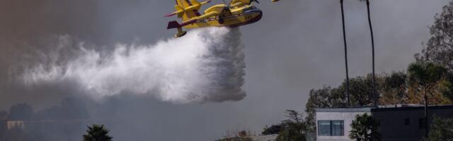 Drone takes out Super Scooper fighting Los Angeles wildfires