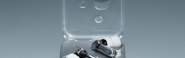 Nothing’s Ear 3 earbuds have a microphone and ‘talk’ button on their charging case