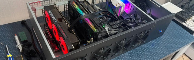 Локальный ИИ: майнинг плата + 3 RTX 3090