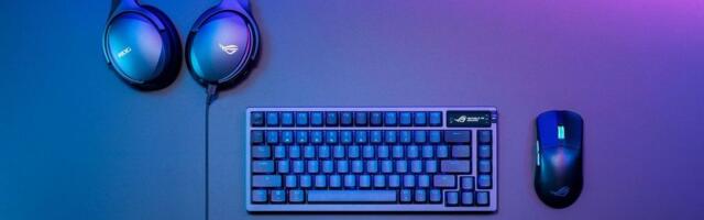 Round out your gaming rig with ASUS ROG mice, keyboards, headphones and more