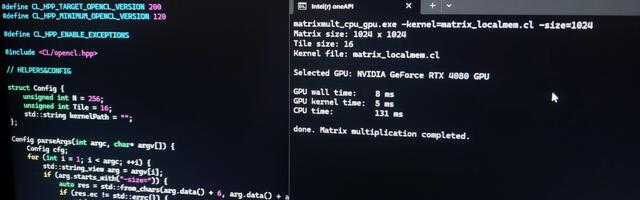 OpenCL, SYCL и матрицы