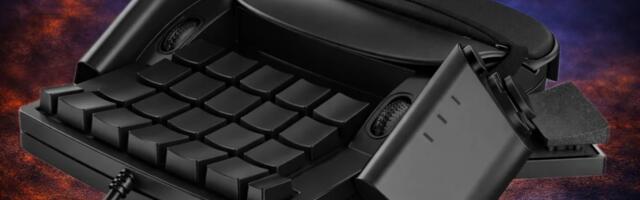 Disabled gamer prototypes true one-handed keyboard-and-mouse controller — maker inspired to build device after losing right arm in an accident