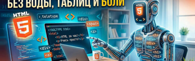 Изучаем HTML за одну статью: без воды, таблиц и боли