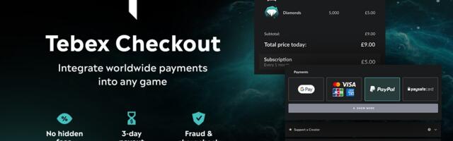 Tebex launches Checkout to help studios monetize UGC and other games
