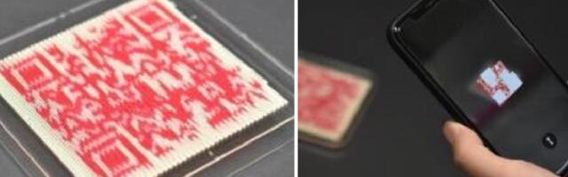 These 3D-printed QR codes are scannable and edible
