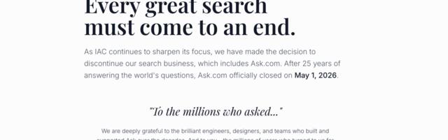 Ask.com shuts down after 30 years
