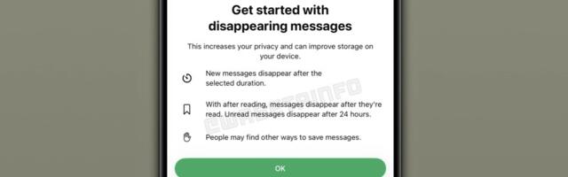 WhatsApp is now testing the View-Once disappearing messages feature on iOS