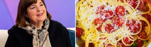 We made Ina Garten's easy 5-ingredient pasta. It was perfect for a summer weeknight meal.