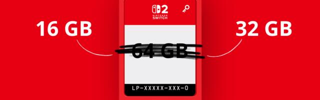 Nintendo Switch 2 to reportedly get smaller capacity game cartridges soon, offering an alternative to costly 64GB cards — Storage crisis might delay production, however