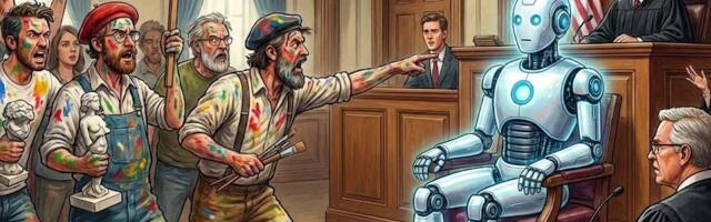 Как компании-разработчики ИИ столкнулись с обвинениями в краже картинок и текстов (и что из этого вышло)