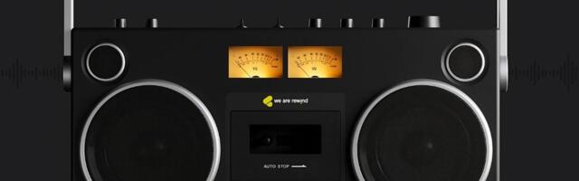 This modern cassette boombox will lure you in with glowing VU meters