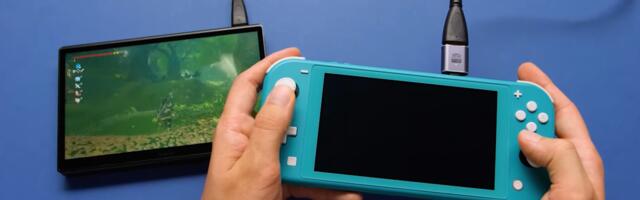 This HDMI mod lets you play Nintendo Switch Lite on a big screen