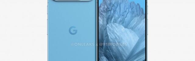 Google Pixel 9 leaks in renders showing three rear cameras, flat sides