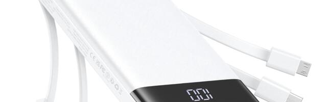This Portable Charger with 4 Built-in Cables is 40% Off, Now at an All-Time Low on Amazon
