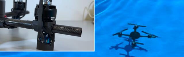 Students 3D print drone that can swim underwater and fly through the air — 'variable-pitch propeller system' paves way for amphibious breakthrough