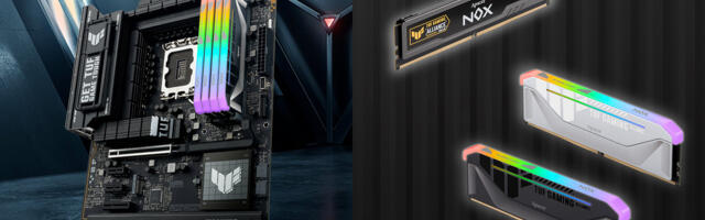 Asus certifies Apacer NOX DDR5 memory for TUF Gaming Z890-Plus mobo — uses AEMP III to optimize RAM speeds