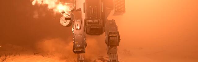 Helldivers 2 footage shows someone using a playable mech