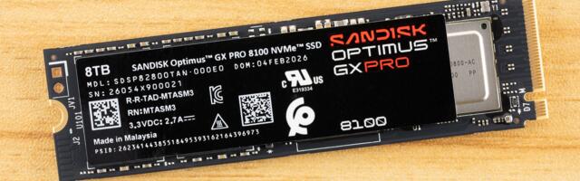SanDisk Optimus GX Pro 8100 8TB SSD Review — the undisputed king of high-capacity PCIe 5.0 SSDs