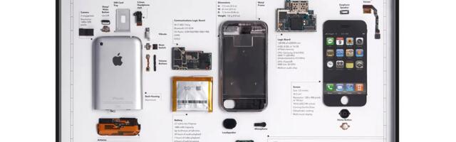 iPhone Parts Become Wall Art in New 'Collectible Phones' Display Pieces