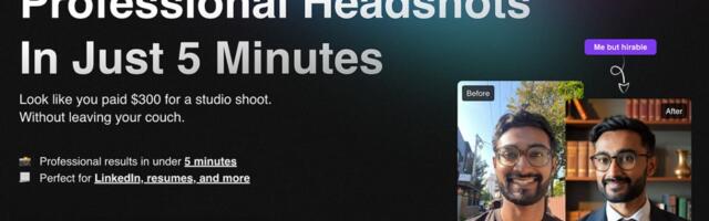 Turn selfies into headshots that get you noticed with this AI-powered tool