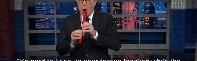 Stephen Colbert reacts to Trumps Easter threats to Iran over Strait of Hormuzs closure