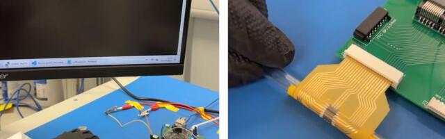 Bendable non-silicon RISC-V CPU demoed running while wrapped around a pencil