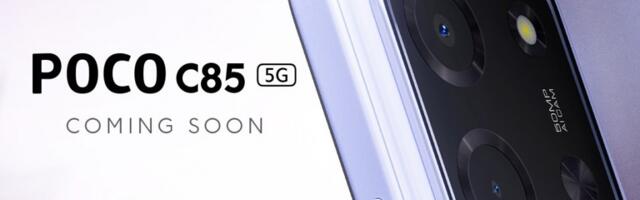 Poco C85 5G is on its way, official teaser campaign starts