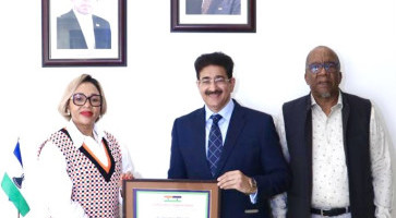 Sandeep Marwah Honoured by High Commission of Lesotho