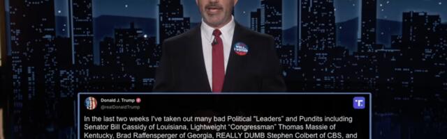 Jimmy Kimmel responds to Trump attacking late night hosts yet again
