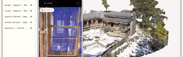 Polycam’s new iPhone update lets you 3D scan rooms in seconds, stitch them together, edit with a team and automatically generate floorplan PDFs