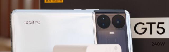 Realme GT5 240W charging test