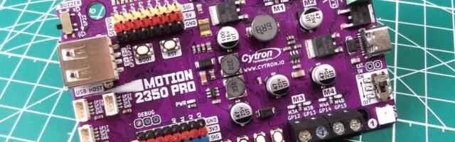 Cytron Motion 2350 Pro Review: The RP2350 Robot Platform