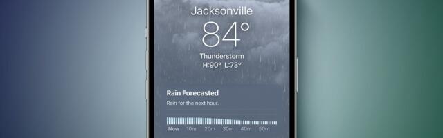 Apple Weather App Now Offers Next-Hour Precipitation Notifications on iPhone in Australia