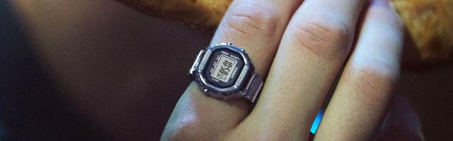 Casio’s first smart ring has innovative features like a stopwatch and flashing alarm