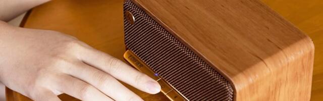 The display-worthy Edifier Vintage Wood Bluetooth speaker is on sale at Amazon for under $80