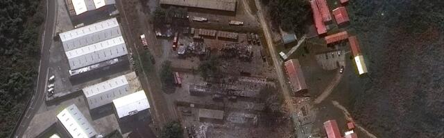 Satellite images taken before and after US strikes show damage at a key Venezuelan military site