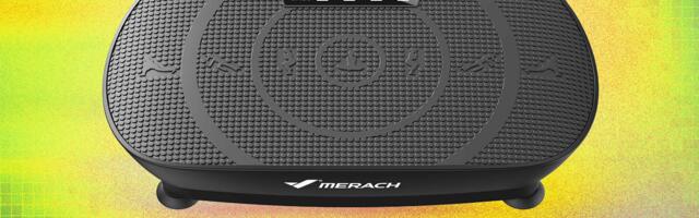 The Merach Vibration Plate Is the Funniest Workout I've Ever Done