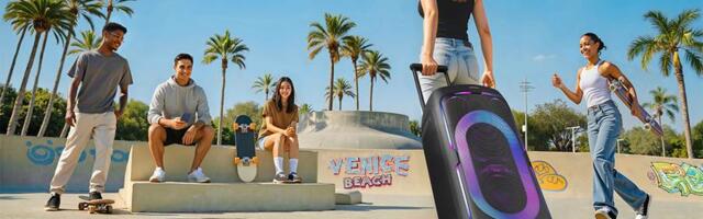 Samsung announces a pair of flashy new party speakers