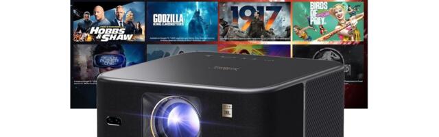 This code gets you this Google TV-powered projector at $172 off