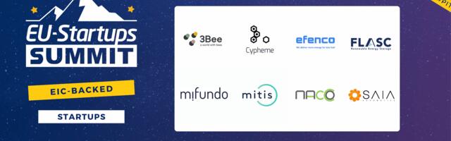 Meet the EIC-backed startups that will present on stage at this year’s EU-Startups Summit