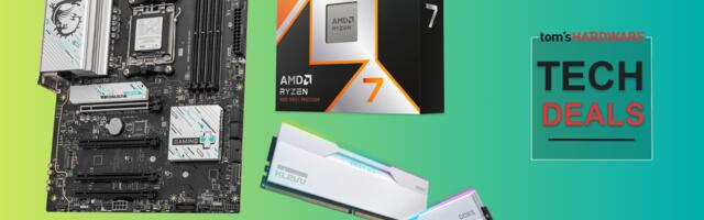 Get AMD's flagship Ryzen 7 9800X3D with 32GB of DDR5 memory and an MSI B850 Wi-Fi 7 motherboard at a discount — Micro Center bundles are now available on Amazon