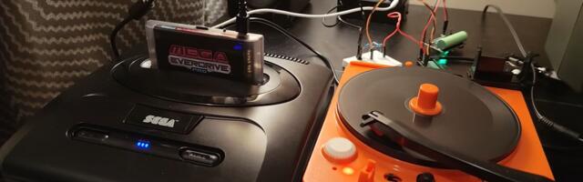 Retro gaming enthusiast attempts loading games to Sega Genesis from a vinyl record player, recording game data as sound — Mega EverDrive Pro and Pi Pico 2 board not enough to overcome limitations of the turntable