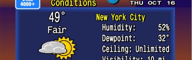 We’re Addicted to This Gloriously Retro Digital Weather Channel