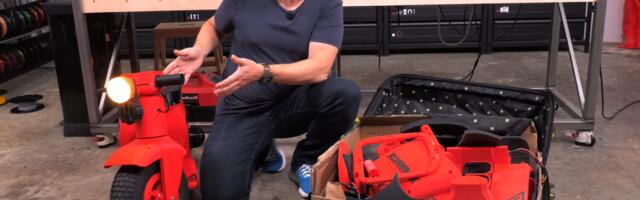 This 3D-printed electric motorbike folds into your luggage — creator warns it is 'super fast... way too fast'
