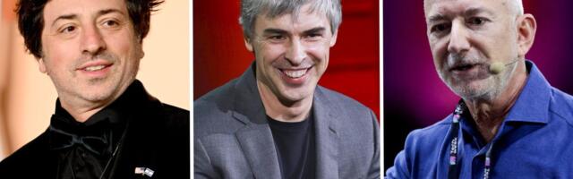 Larry Page, Jeff Bezos, and Sergey Brin are close to joining the $300 billion club as tech fortunes soar