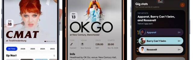 New Gigs app uses AI to organise your live music memories