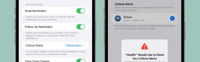 iOS 17 Introduces Follow-Up Reminders to Take Your Medications