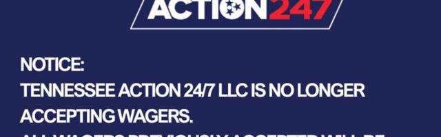 Tennessee’s only licensed sportsbook shuts its doors, thanking users for their play and loyalty