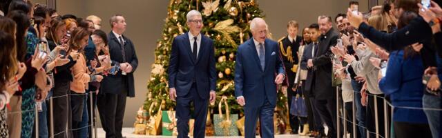 Apple CEO Tim Cook Hosts King Charles III at UK Headquarters